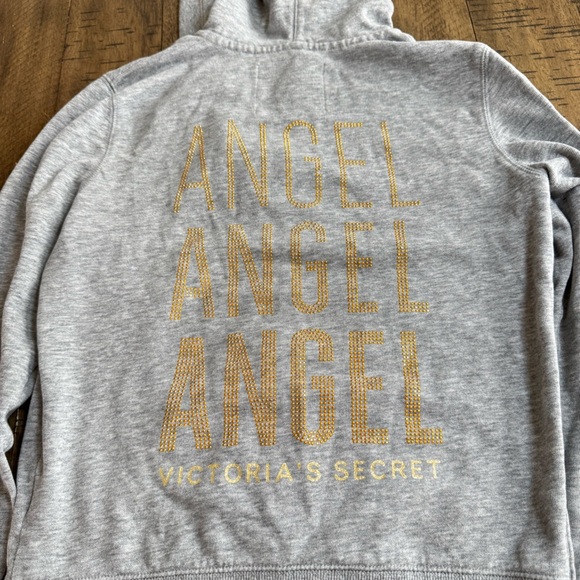 Victoria's Secret Heather Gray Hoodie - Picture 8 of 8